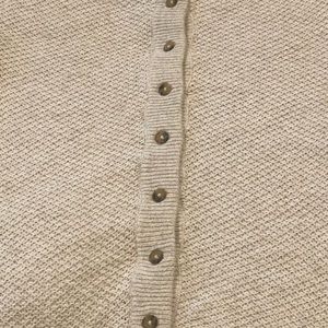 Madewell XXS Oatmeal Sweater with Back Detail